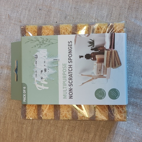 KITCHEN SET: SPONGES, SOAP & LOTION HOLDER With 🌺 FLOWER APRON - Picture 10 of 13